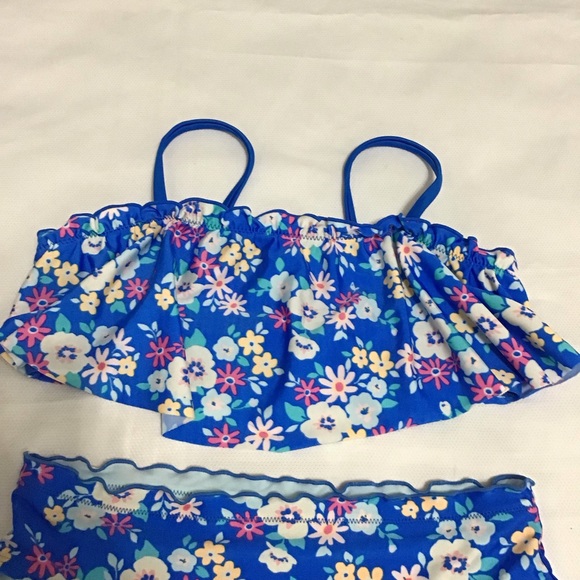Cat & Jack Girls Two-piece Biquini Swimwear Size XL14 - Picture 9 of 10